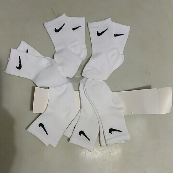 Nike Other - Kids 6 Pair Nike Socks,4_5 Ages Or Sho Size:7C_10C